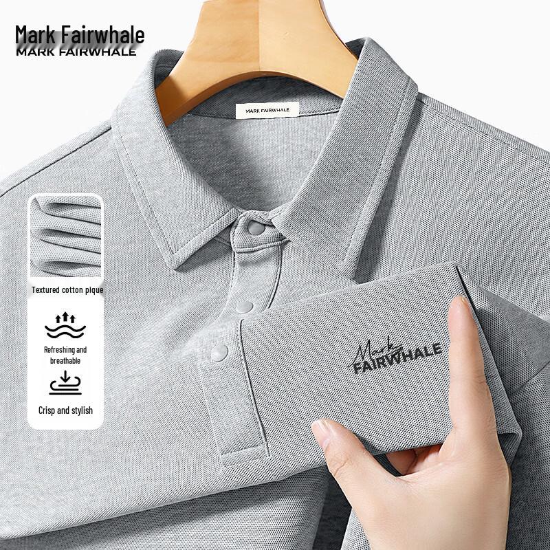 

MARK FAIRWHALE Men s Premium Pique Short-Sleeve T-Shirt XL