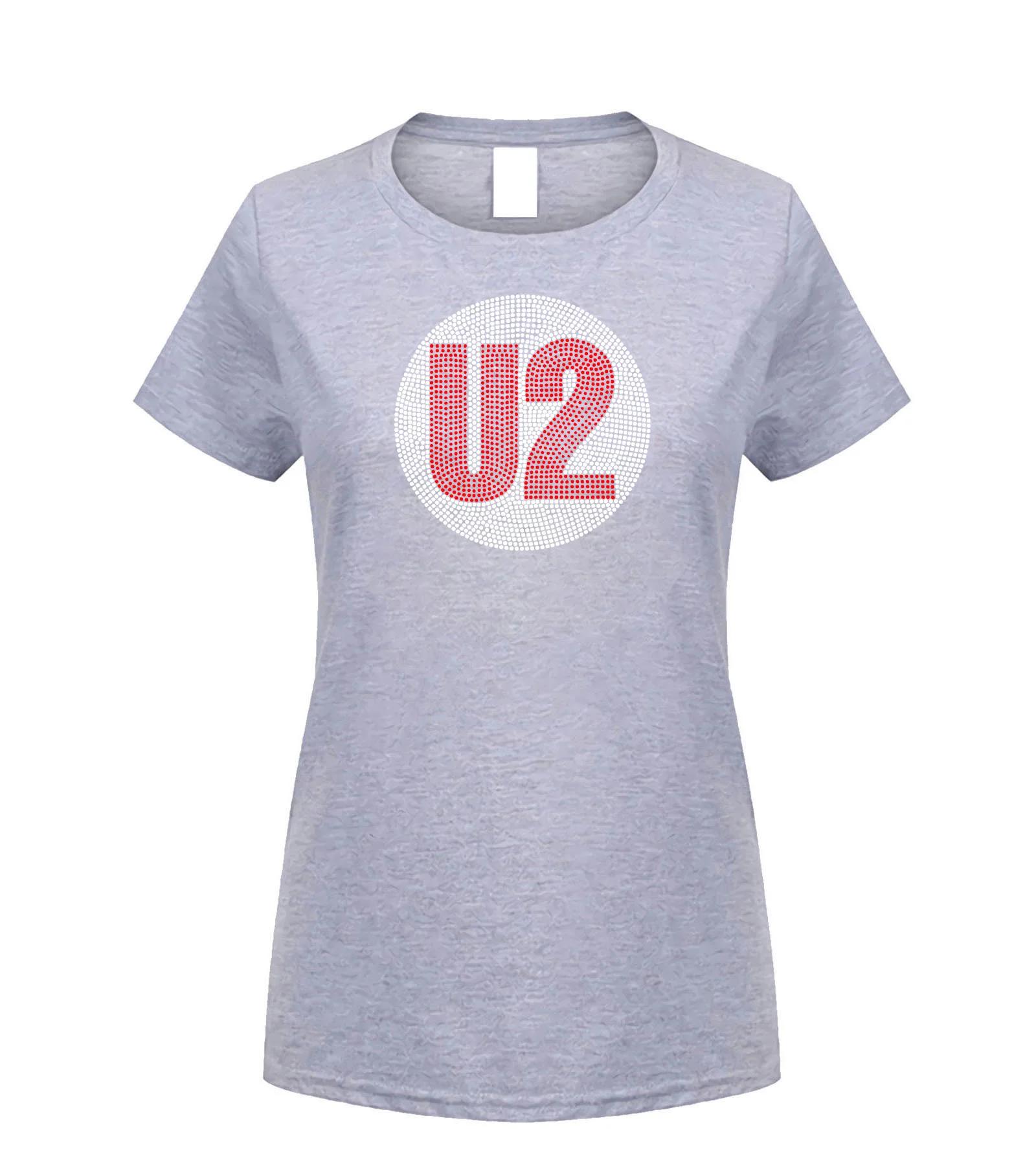Футболка Rock Band U2 унисекс, 100% хлопок, женская футболка унисекс, лидер продаж, рубашка группы N09, унисекс L