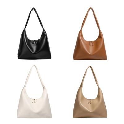 Shoulder Bag for Women Trendy Simple Hoboes Handbag Pu Leather Underarm Purse Fashion Clutch Purse with Zipper Closure