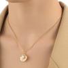 Womens Light Luxury Niche Design Shell Pearl Pendant Necklace Elegant Versatile Chain