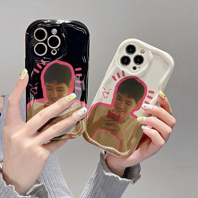 Funda de teléfono para Iphone14 XS Plus 13 Max XR 12 7 X Pro 8 11 Funda recta de TPU estilo coreano