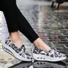 Women Canvas Shoes Casual Sneakers Woman 5cm Height Increasing Shoes Low-cut Elastic Band Fretwork Heels Student Wedges