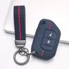 Silicone Key Fob Cover with Keychain for Jeep Wrangler JL Gladiator JT 2018-2025, for Your Key, Protective Accessory, Key Fob Protection