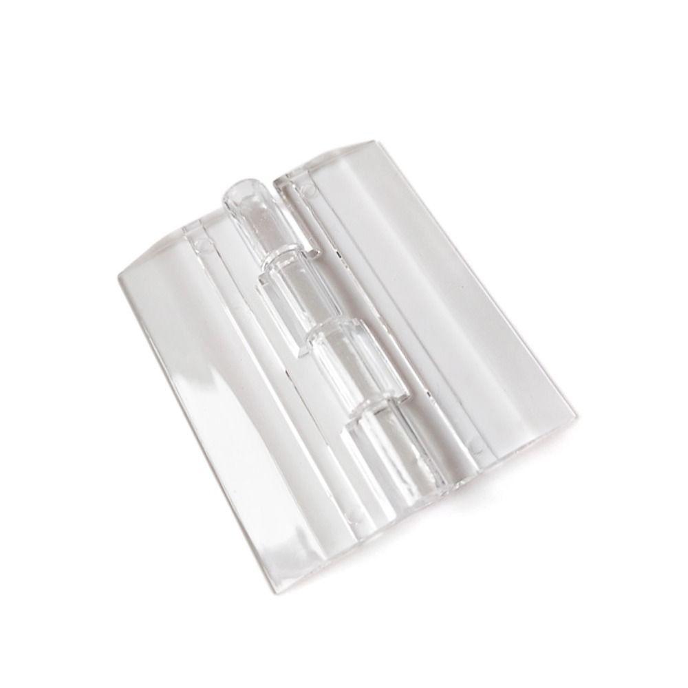 10 Stück Neue Transparente Klappscharniere Acryl Klappbare Türscharniere Klar 270 Grad Möbelbeschläge DIY Schranktür Box