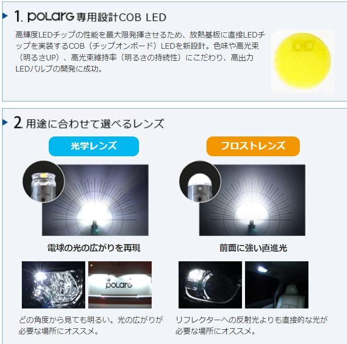 POLARG LED Bulbs for Plate 12V Frosted Focusing Constant Current Vehicle Inspection Reliable OEM Bulb Manufacturer Position/Interior/License Lights,