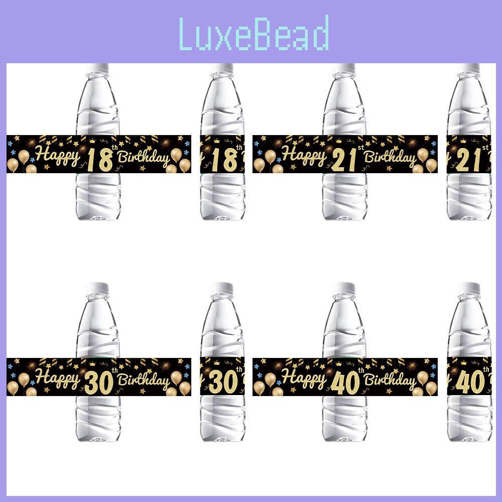 Gold Bottle Black Stickers Kit Age Milestone Celebrations And Halloween Decor