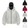 Sweat à capuche Balaclava pour homme Pull-over demi-zip pour homme Sweat à capuche pour homme Coupe-vent Streetwear