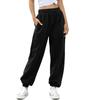 Women's Color Drawstring Loose Fit Jogger Sweatpants with Elastic Cuffs