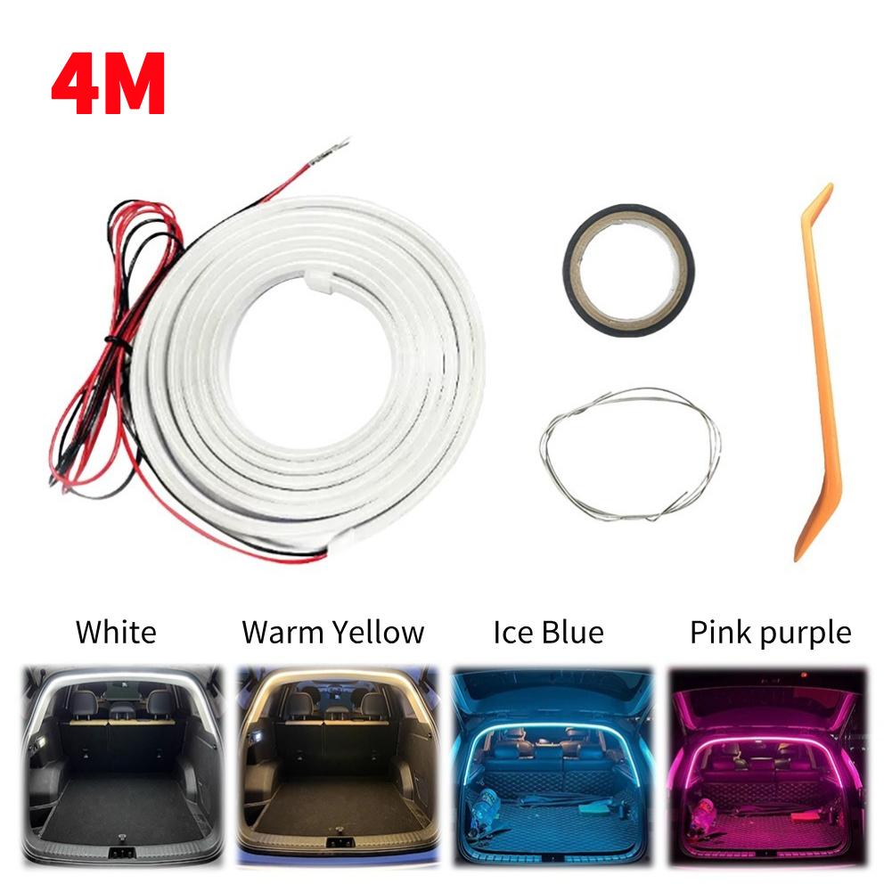 LED Car Trunk Light Strip Multifunction Dynamic Flowing Light Strip Auto Sensor Tail Light Strip for Sedan SUV Hatchback Pickup