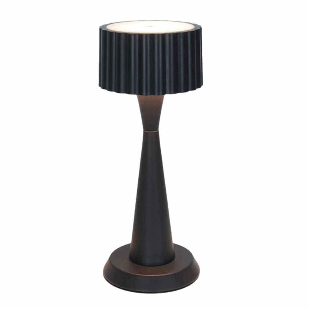 3 Colors Retro Table Lamp Cordless Dimmable Touch Desk Lamp Mood Lighting Wireless Lighting Bedside Ambient Light