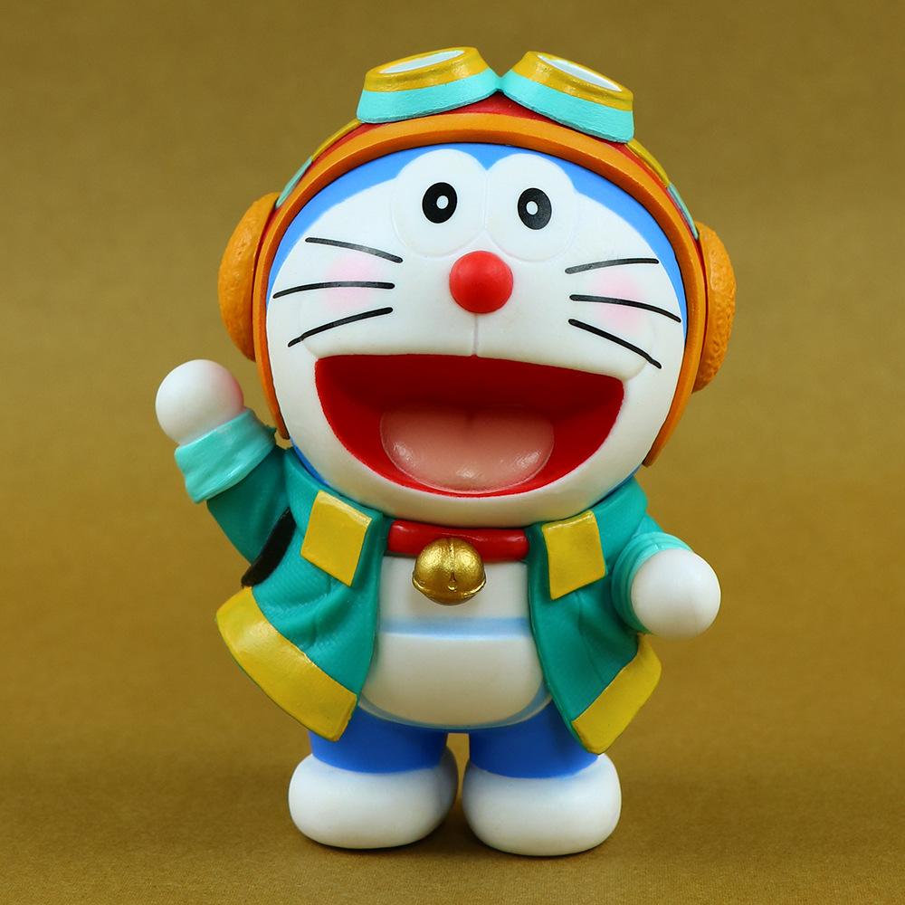 Anime Doraemon Action Figure Ornament Cute Desktop Decoration Charm Toys Kawaii Model Doll Children Friends Xmas Gift