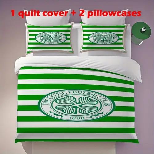 Comforter Four Leaf Clover Four Leaf Clover Background Theme Suitable For Children Kids And Adults Soft And Warm