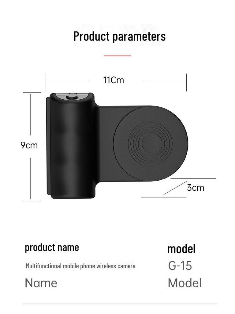 Magnetic 3-in-1 Bluetooth Phone Stabilizer with Wireless Charging