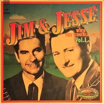 LP Record JIM  JESSE  THE VIRGINIA BOYS  Jim  Jesse Vol.1 20AP19 CBS SONY 1976 Japan CountryFolk Used