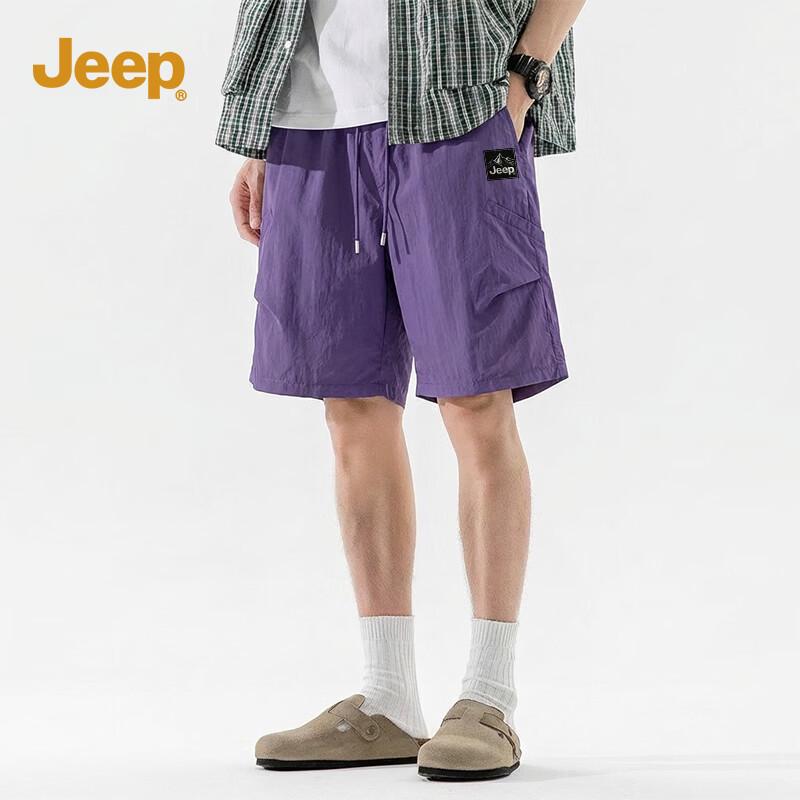 JEEP Men s Lightweight Summer Drawstring Shorts 3XL