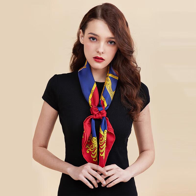 Aurora Coronet Silk Scarf