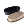 DIY Non-stick Cheese Cake Tin Oval Shaped Carbon Steel Loaf Tray Bread Mould Baking Tool Cake Pan