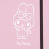 Sanrio My Melody Ring Calm Color Stationery 14 x x 502863 Notebook, Series, Character, 1.5 18.2 cm,