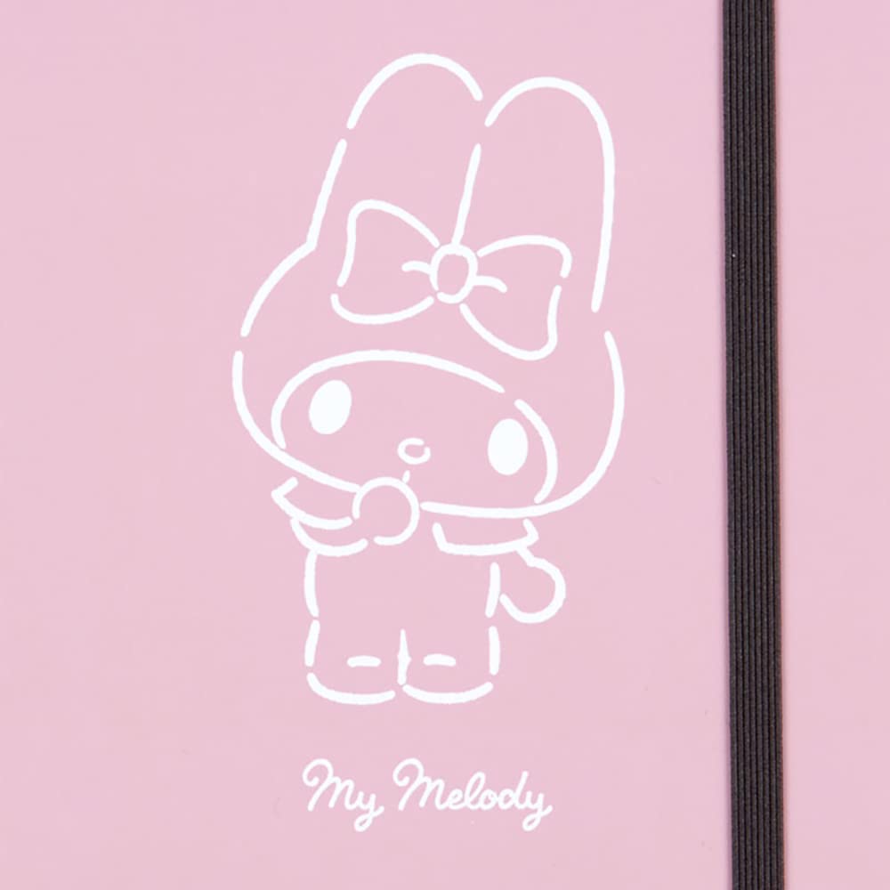 Sanrio My Melody Ring Calm Color Stationery 14 x x 502863 Notebook, Series, Character, 1.5 18.2 cm,