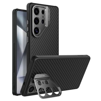 Magsafe Aramid Fiber Case For Samsung Galaxy S25 Ultra With Kickstand Anti-Drop For Samsung S25 Ultra Magnetic Cases