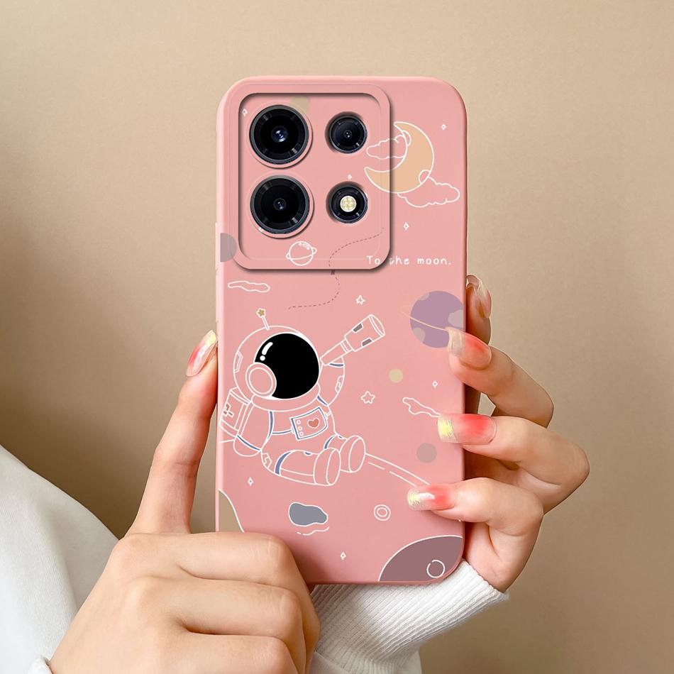 Case For Infinix Note 30 Pro Vip 30i Flower Soft Liquid Silicone Camera Lens Protection Back Cover For Infinix Note30 30 i Coque