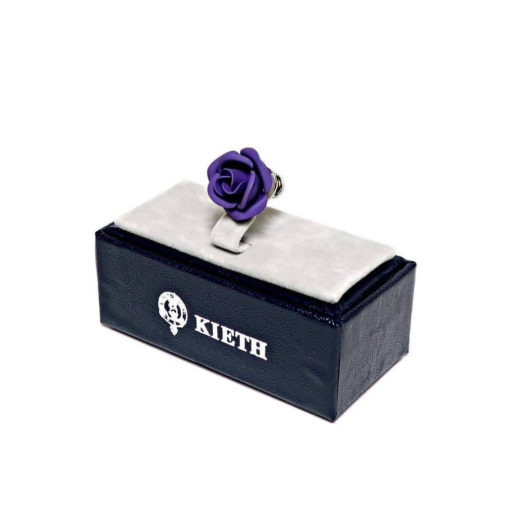 Lapel Pin Pin Rose MADE IN JAPAN [KIETH] Pins, Pins, Brooches, Badges, Flower, Purple,