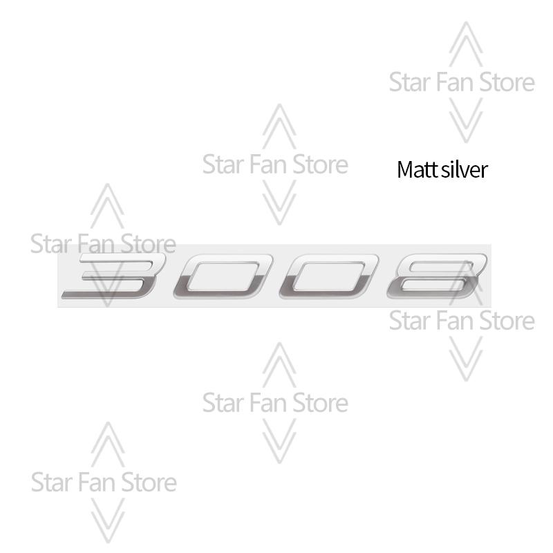 Metal For New Peugeot 3008 2008 5008 Logo Badge 3D Stickers Fender Emblem m Decal Auto Accessories Letter Decoration Car Styling