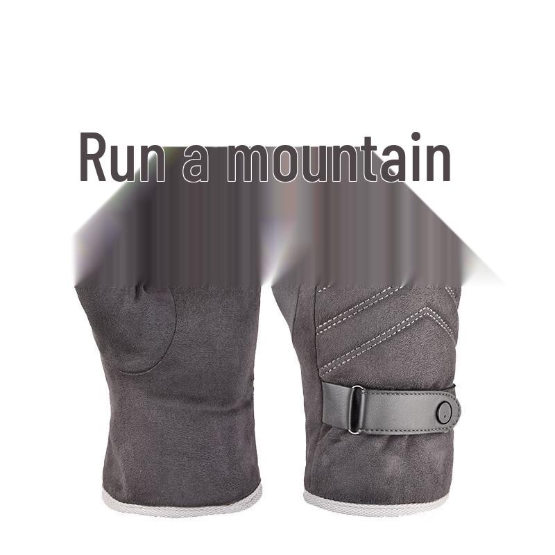 Мужские теплые перчатки Lishi с подкладкой из флиса и замшевой отделкой JP202 One Size