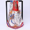 New sailboat printing simulation silk printing silk scarf fashion shawl sunscreen headscarf women