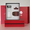 Double Wall Glass & Yixing Zisha Tea Cup Set