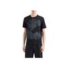 Emporio Armani SS24 Logo Plant Pattern Printed Crew Neck Casual Short Sleeve T-Shirt Men tops Black 3D1T6U-1J7FZ-10069