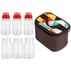 BBQ Organizer Bag Portable Picnic Basket Spices Seasoning Jar Seasoning Bottles Set