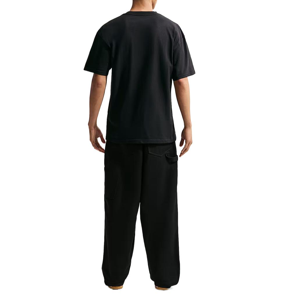 Nike Sportswear T Shirts Men's Black Crew Neck Moderate IR5749-010