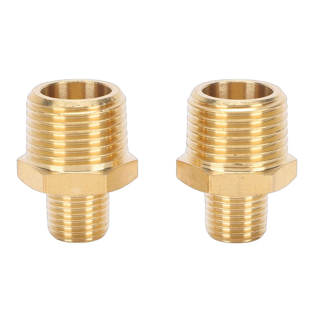 1Celsius2 To 1Celsius4in   Male Reducing Nipple Fitting Adapter Brass Pipe Fitting Reducer Adapter for Fuel