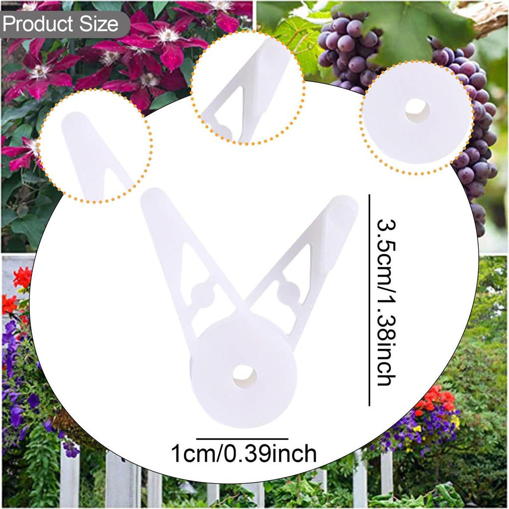 10 Pack of Adjustable Clips for Plant Stem Training In Gardens
