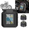 USB Solar Charging Motorcycle Tire Pressure Monitoring System Tyre Temperature Alarm System Tyre Pressure Monitor System