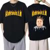 Classic Team Hasbulla Cotton T-Shirt Fighting Hasbulla Graphic T-shirt Hip Hop Men Tee Shirt Tops Women Manga T Shirt Streetwear