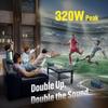 DOSS Extreme Boom Pro D300 Wireless Bluetooth 80W Loud 20 Hours of 3 EQ IPX6 Portable Bluetooth Speaker for and Travel Speaker, Volume, Playback,