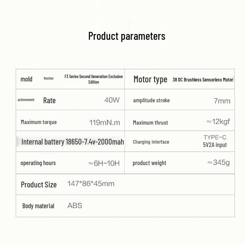 SKG F3 Series Fascia Massage Gun