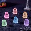 10/20/50 Stück Leuchtende Geisterfiguren Leuchten in der Nacht Actionfigur Mini-Mikro-Landschaft Miniatur Halloween-Dekoration Geschenke