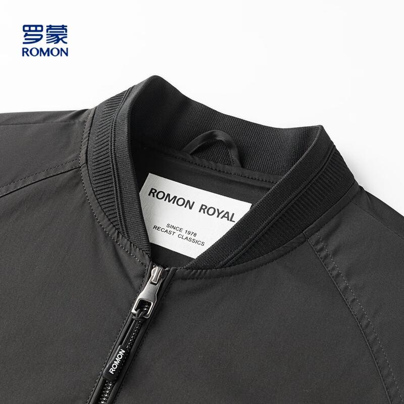 Romon Men's Stylish Baseball Collar Casual Jacket