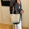 Trendy Summer Woven Tote Bag With Elegant Bow Design For Beach Vacations