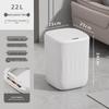 2026 Smart Induction Trash Can with Lid, Sealed, Long-lasting Battery, 24L Capacity for Home Use