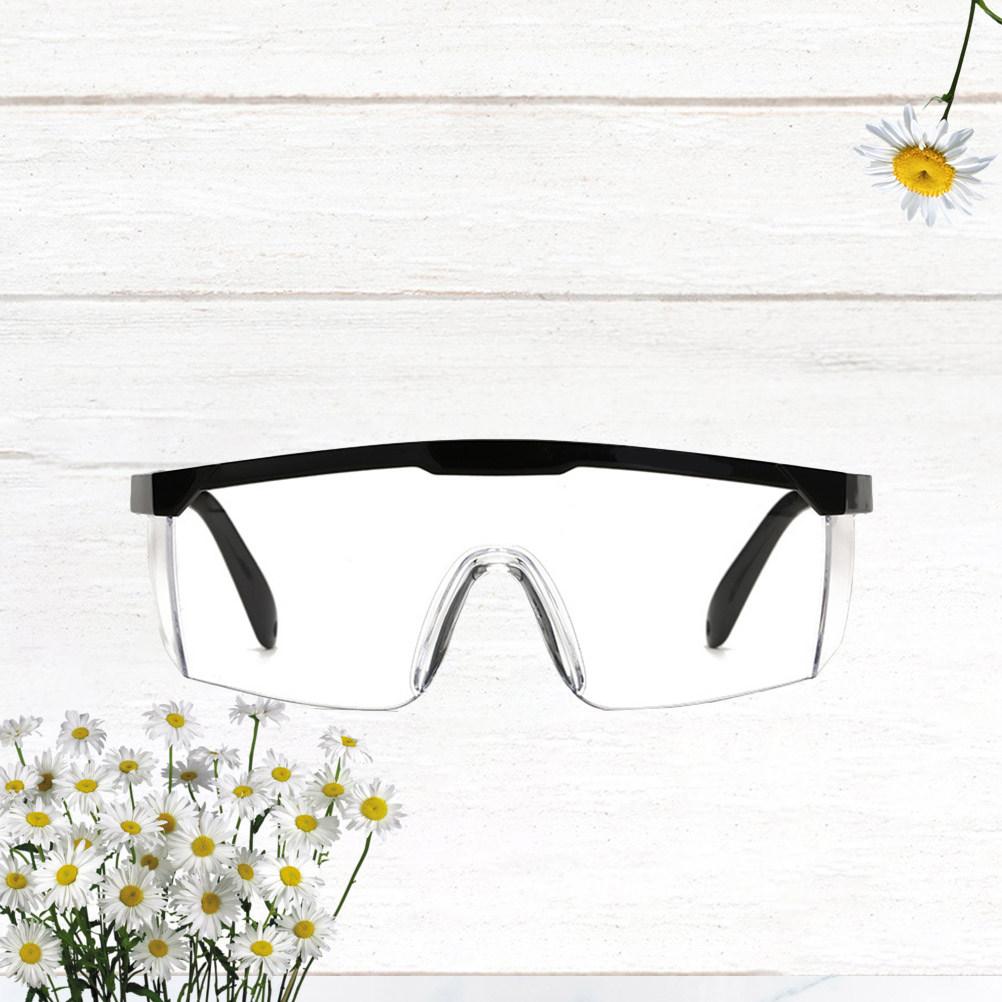 Adjustable Black Protective Goggles Eye Glasses Anti Sand Spray Safety Glasses for Men Women Outdoor Dust Wind Resistant