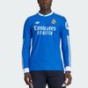 adidas Envío Gratis Con AdiClub Real Madrid 25/26 Camiseta Tercera Auténtica de Manga Larga JP3925