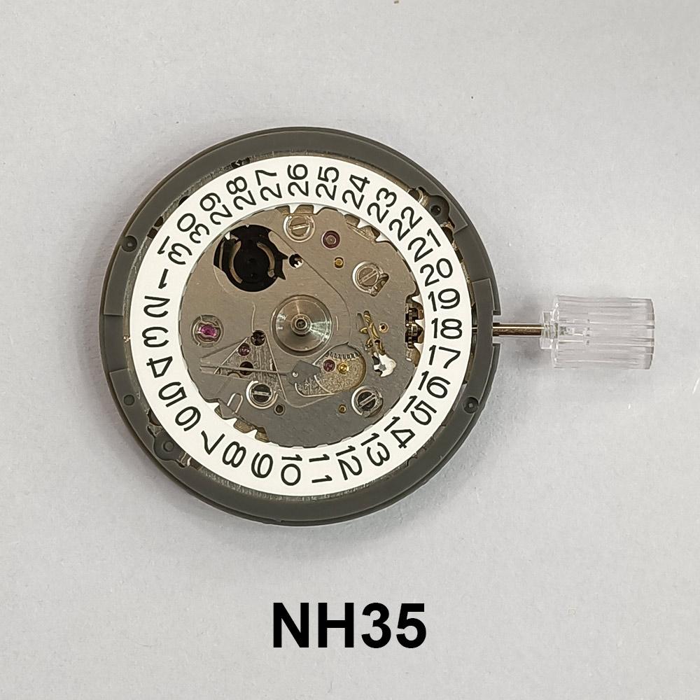 40mm Mechanical Watch Case for NH Series 35 36 38 Movement Yacht Design Style with Sapphire Crystal Watch Box Parts 7