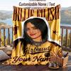 Personalized Flannel Throw Blanket,Billie Eilish Custom Printed Name, Cozy Plush Blanket For Home Use