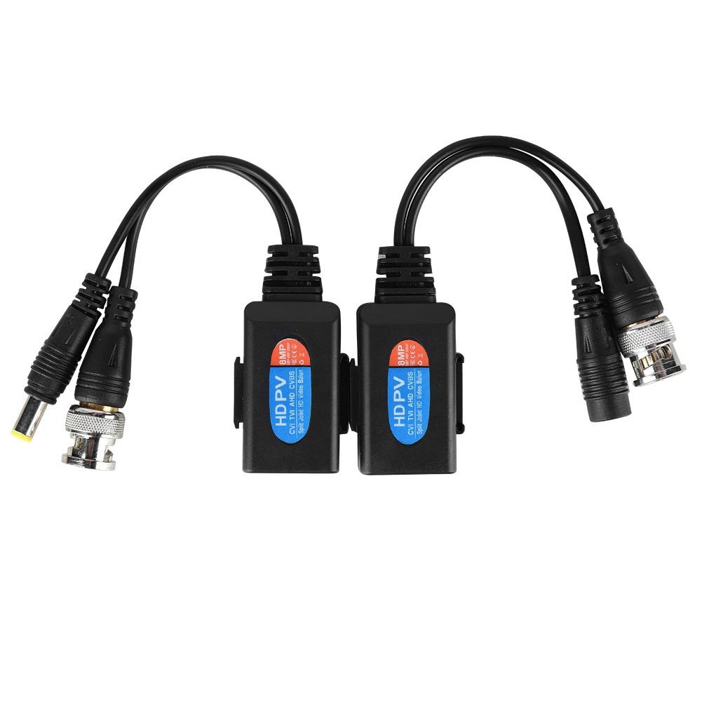 Passive Audio CCTV Balun Twisted Transmitter Power Supply for HDCVI HDTVI AHD Camera