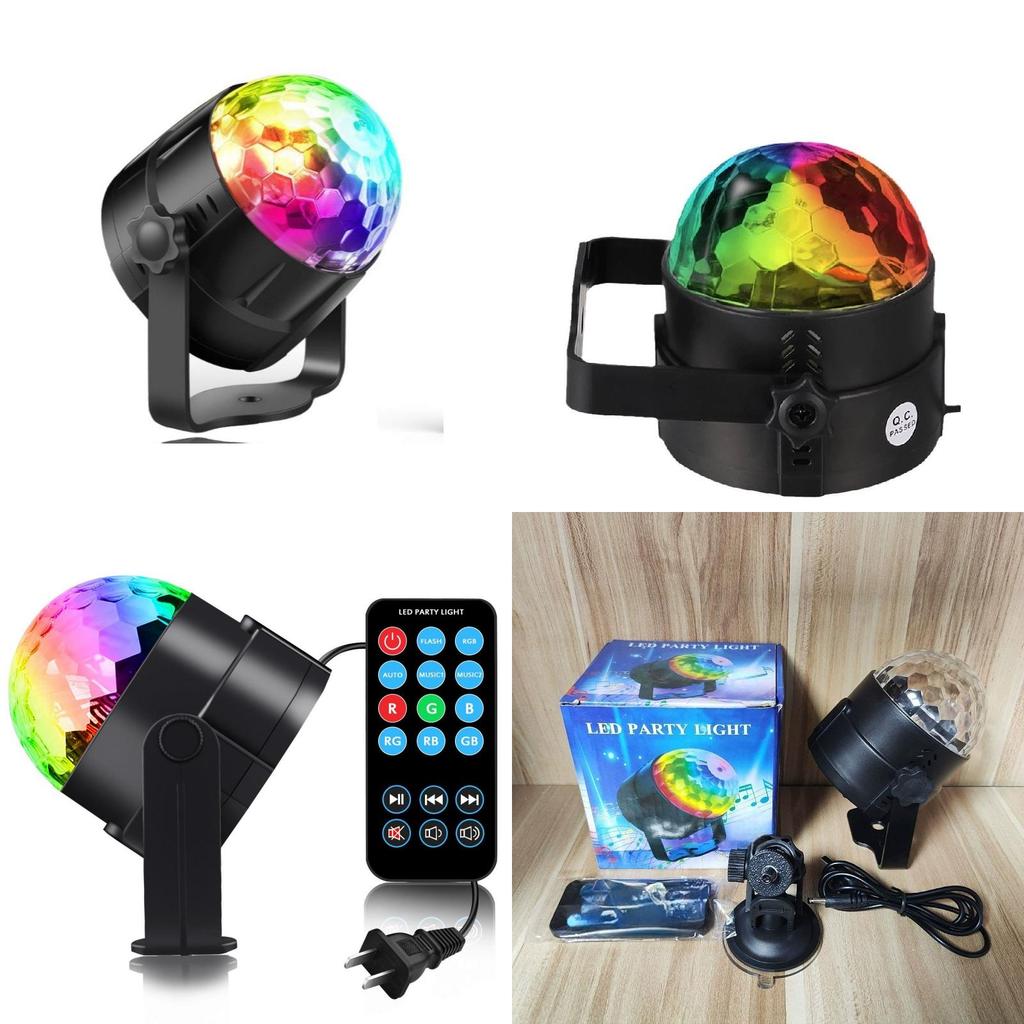 Crystal Remote Control Magic Ball Stage Light For Karaoke Bar And Home Party Decor