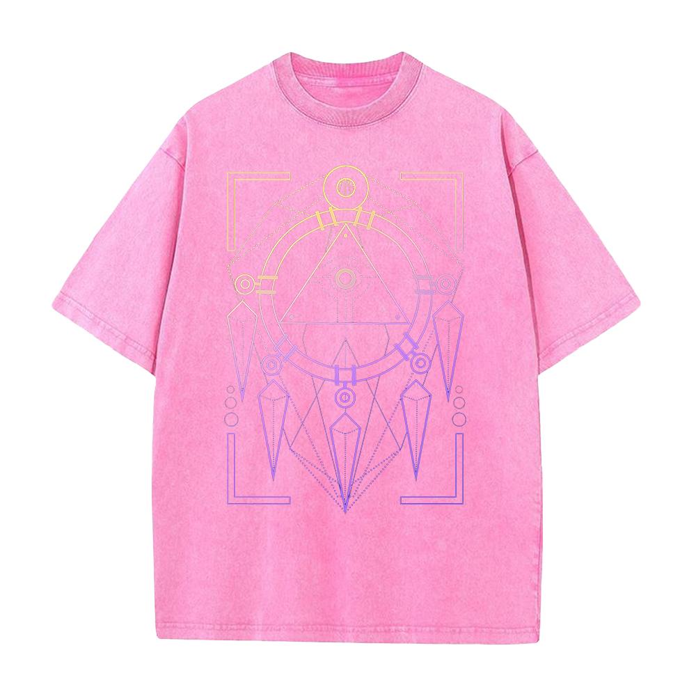 Anime YuGiOh Printed Tshirt Summer Short Sleeve Casual Cotton Tee Shirt Vintage Washed Oversized Tops Mens Clothing